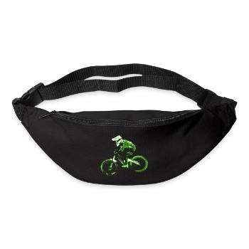 Mountainbike MTB bergab - Gürteltasche - Schwarz - Vorne