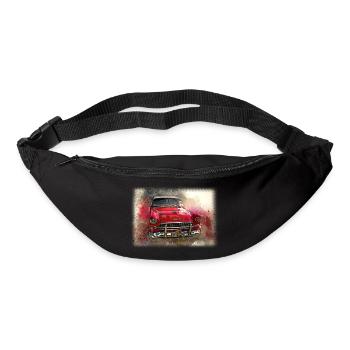 Nostalgisches Altes Amerikanisches Traumauto - Gürteltasche - Schwarz - Vorne