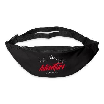Adventure is out there - Gürteltasche - Schwarz - Vorne
