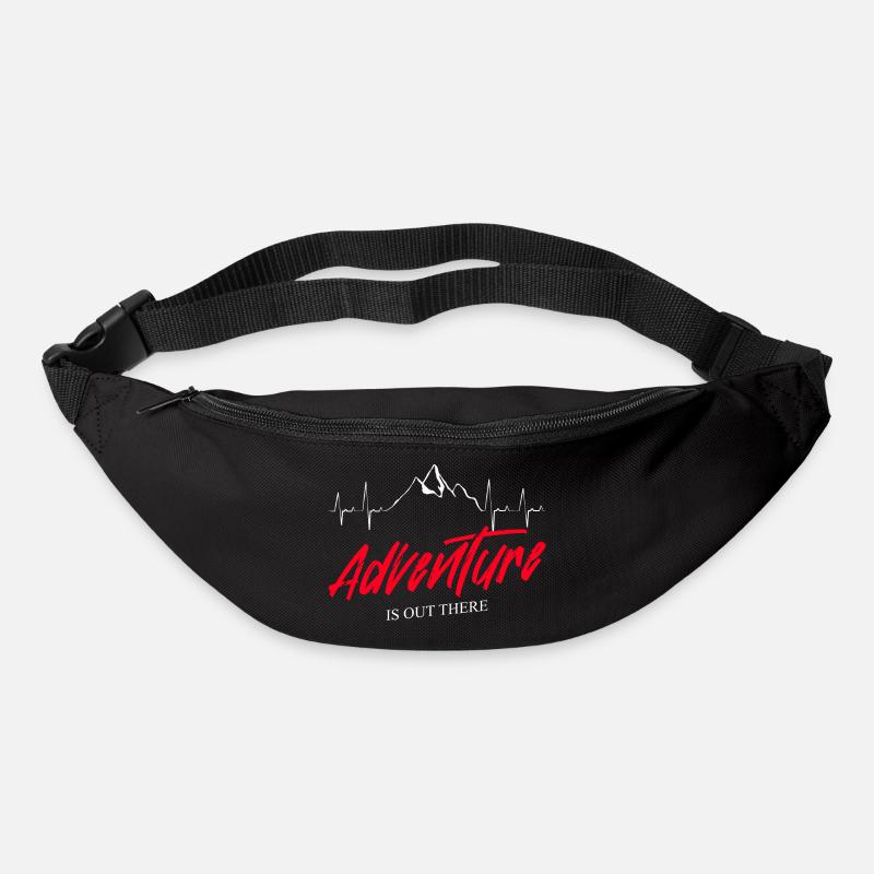 Adventure is out there - Gürteltasche - Schwarz