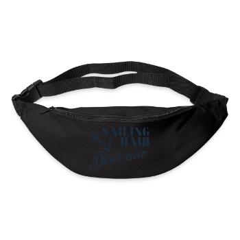 Sail hair but no matter funny sailor design - Bum bag - black - Front
