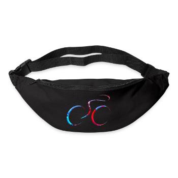 cyclist cycling bmx bike sport mountain biking hobby - Bum bag - black - Front