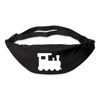 Locomotives jouets pour enfants train train Transport - Sac banane - noir - Devant