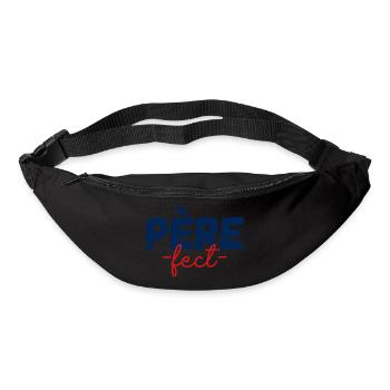 Père fect cadeau pour papa - Sac banane - noir - Devant
