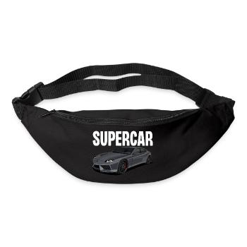 Supersportwagen - Gürteltasche - Schwarz - Vorne