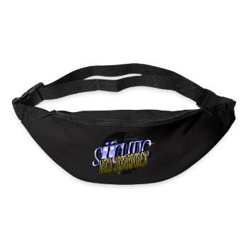 windhund welpe terrier boxer geschenk - Gürteltasche - Schwarz - Vorne