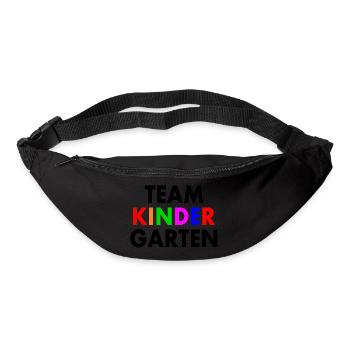 Team kindergarten - Gürteltasche - Schwarz - Vorne