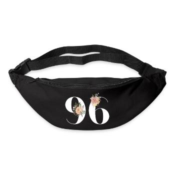 Blumen zum 96-jährigen Jubiläum (Geschenk von 96 Jahren) - Gürteltasche - Schwarz - Vorne