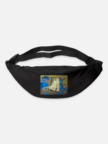 Surrealist painting - Bum bag - black