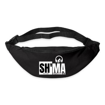 SH'MA -(blanc) - Deut/6:4 - Sac banane - noir - Devant