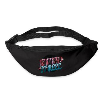 happy jokes birthday present bass fishing rod - Bum bag - black - Front