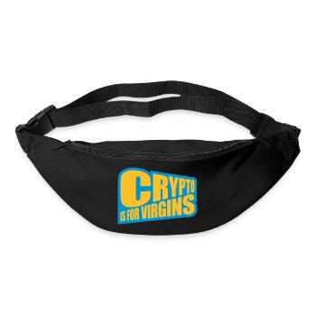 crypto is for virgins - Bum bag - black - Front