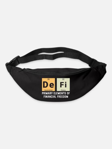 Defi, Dezentrale Finanzen - Gürteltasche - Schwarz