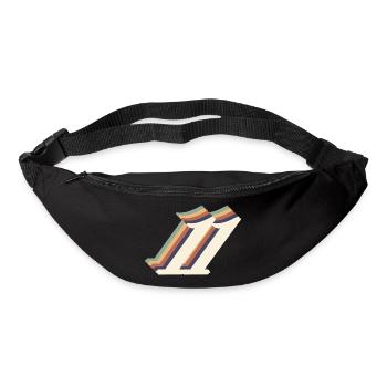 11th anniversary vintage - Bum bag - black - Front