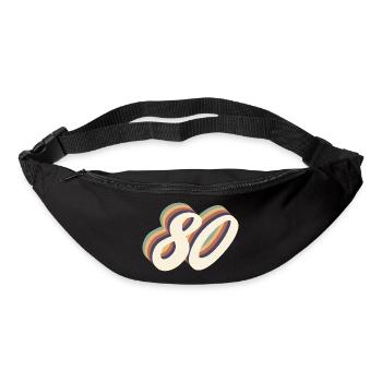 80th anniversary vintage - Bum bag - black - Front