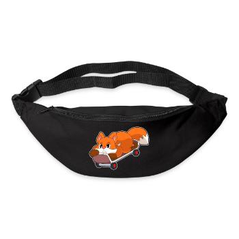 Fuchs Skater Skateboard - Bum bag - black - Front