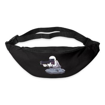 Astronaut With Weapon - Bum bag - black - Front