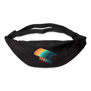 Parachute vintage - Sac banane - noir - Devant