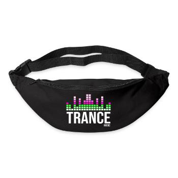 Trance music logo - Bum bag - black - Front