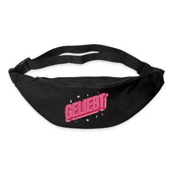 Geliebt 1. Johannes 4,16 - Gürteltasche - Schwarz - Vorne