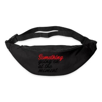 Something Going On At The Moment - Bum bag - black - Front