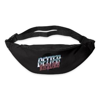 feminine awesome present idea book reader - Gürteltasche - Schwarz - Vorne