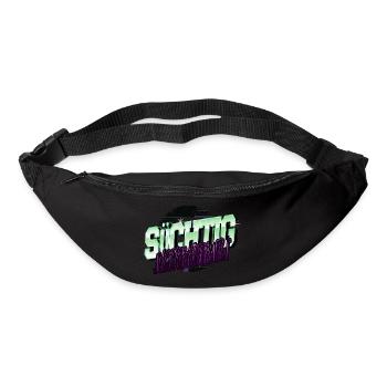 geschenk hund hundeliebhaber witzig lieblingshund - Gürteltasche - Schwarz - Vorne