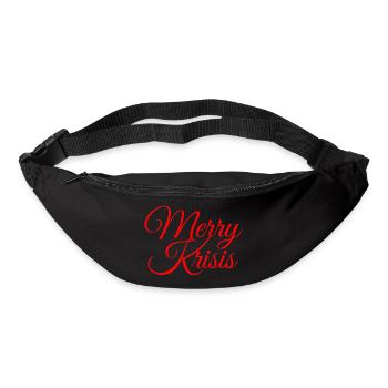 Merry Krisis - Gürteltasche - Schwarz - Vorne