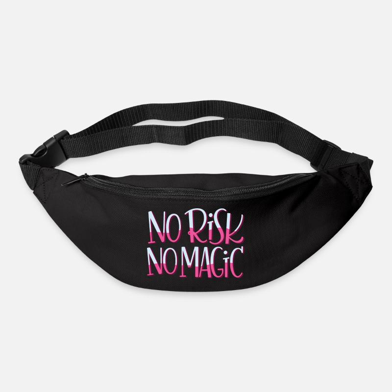 No Risk No Magic - Gürteltasche - Schwarz