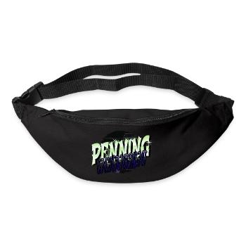 happy funny bday fiction writing creative writing - Bum bag - black - Front