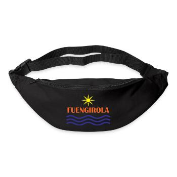 Fungirola Sonnen- und Wellendesign - Gürteltasche - Schwarz - Vorne