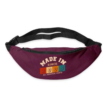 Made in 2005 Anniversary 19 Years - Bum bag - burgundy - Front