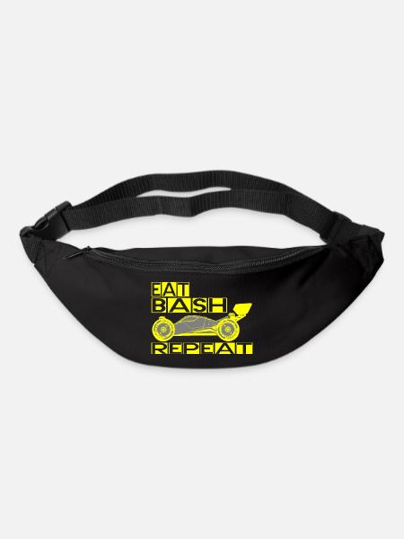 eat sleep bash repeat - Gürteltasche - Schwarz