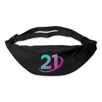 Number 21 multicolor - Bum bag - black - Front