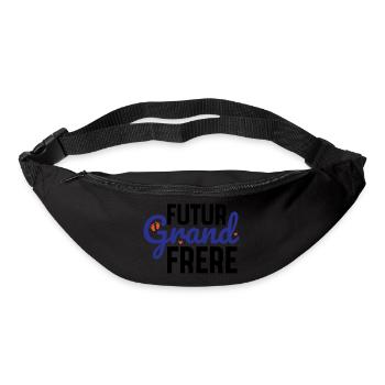 Futur grand frère - annonce futur grand frère - Sac banane - noir - Devant