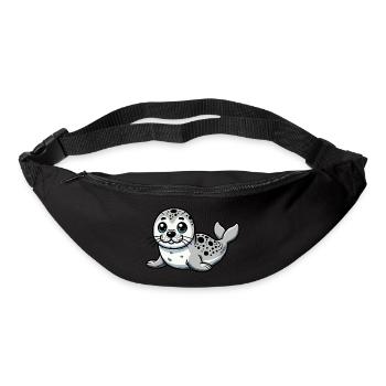 Krabbenfresser Robbenstein Baby - Gürteltasche - Schwarz - Vorne
