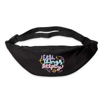 Feel deeply in pastel - Bum bag - black - Front