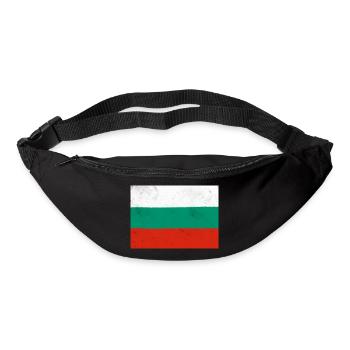 Drapeau de la Bulgarie - Sac banane - noir - Devant
