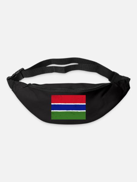 The Flag of The Gambia – A Symbol of Unity - Bum bag - black