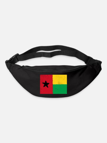 Drapeau de la Guinée-Bissau – Étoile de l’Afrique - Sac banane - noir
