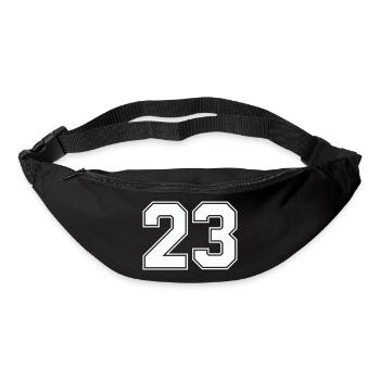 Geometric Number Design 23 - Bum bag - black - Front