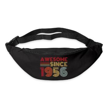 Vintage 1956 Retro 1956 Birthday Gift - Bum bag - black - Front