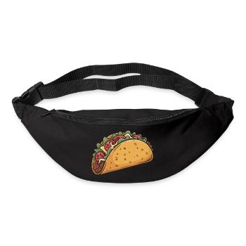 Cartoon Taco Fiesta - Gürteltasche - Schwarz - Vorne
