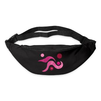Yoga design_52 - Sac banane - noir - Devant