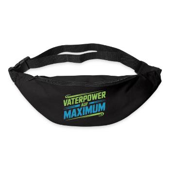 Gartenpapa Pflanzenvater Grüner Papa - Gürteltasche - Schwarz - Vorne