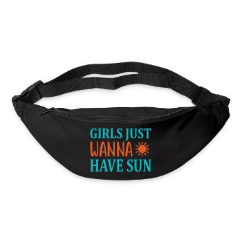 Girls wanna have sun - Gürteltasche - Schwarz - Vorne