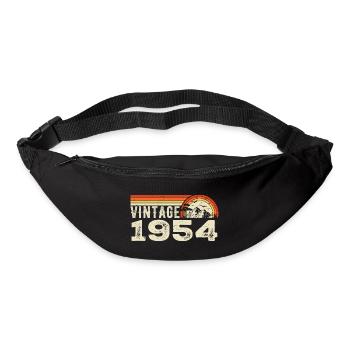 Jahrgang 1954 Retro 1954 Geburtstagsgeschenk 1954 - Gürteltasche - Schwarz - Vorne