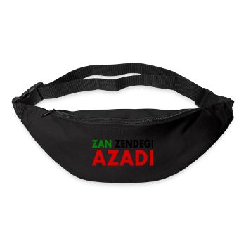 women life freedom Zan zendegi azadi - Sac banane - noir - Devant