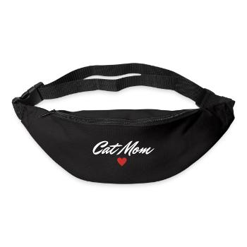 Cat mom Cat lover Geschenkidee - Gürteltasche - Schwarz - Vorne