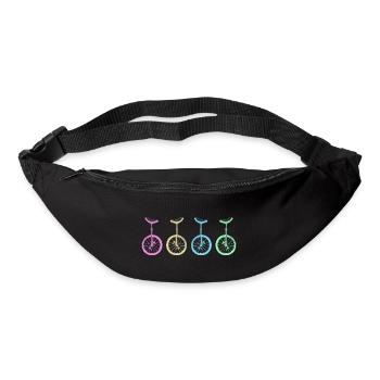 Unicycle Unicycle Unicycle Artist UnicycleVibes - Bum bag - black - Front